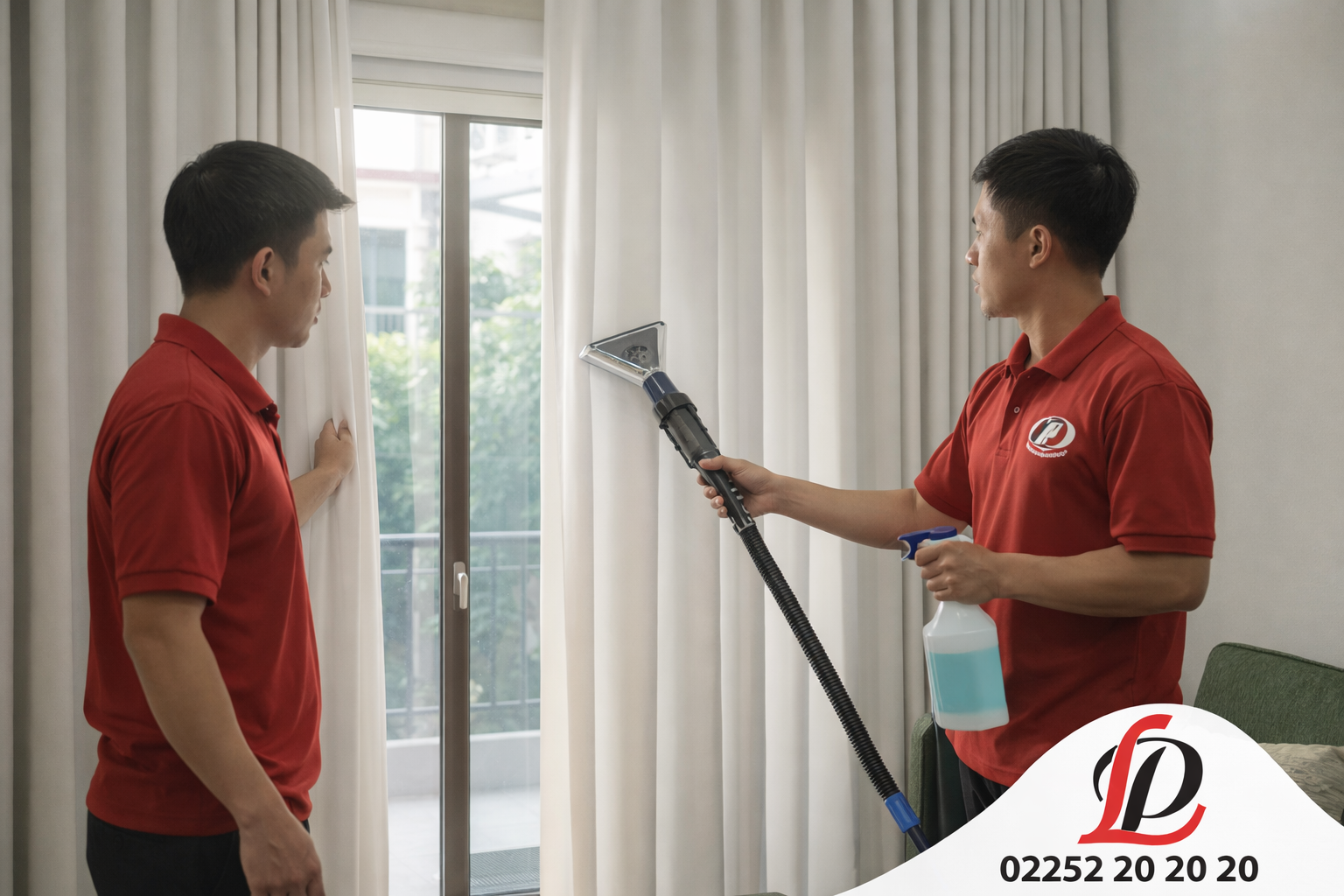 Giặt rèm cửa Hải Phòng