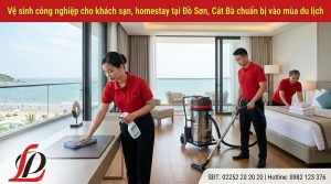 Vệ sinh công nghiệp cho khách sạn, homestay tại Đồ Sơn, Cát Bà