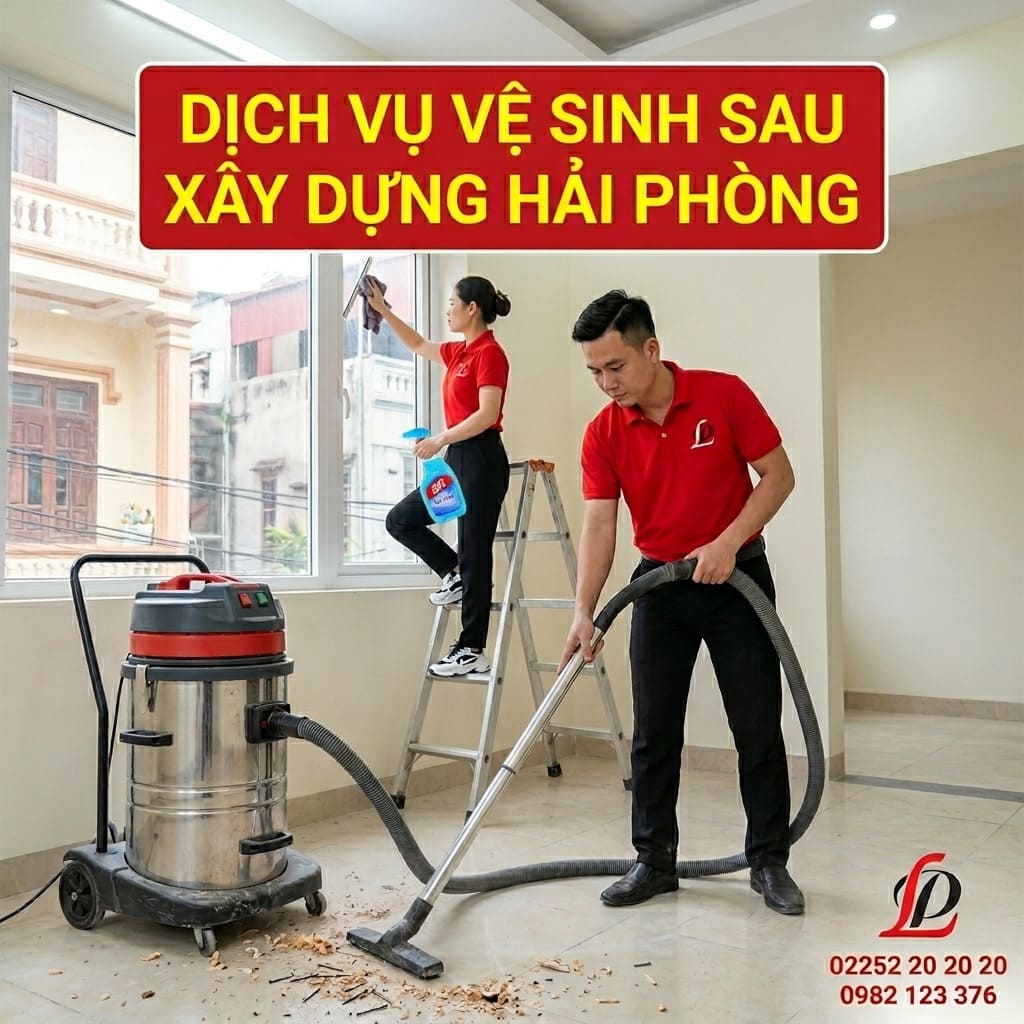 Dịch vụ vệ sinh sau xây dựng Hải Phòng